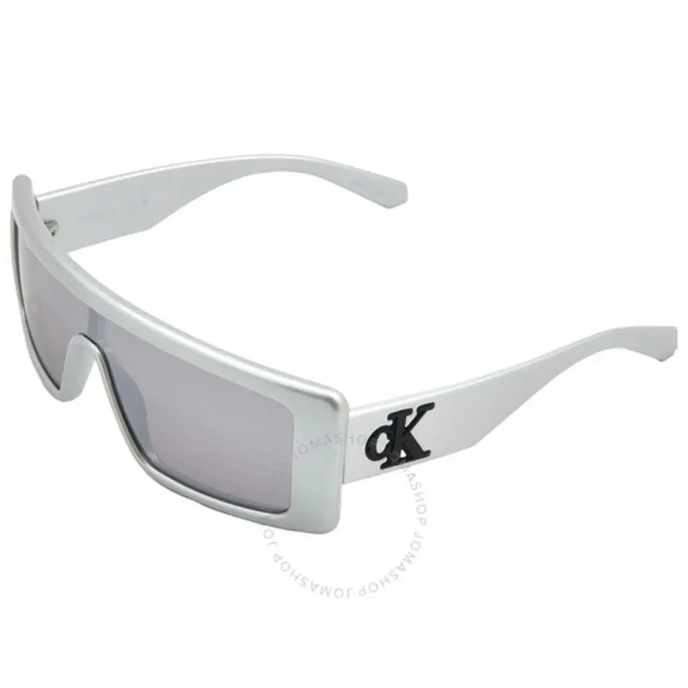 💎✨NEW✨💎NWT Calvin Klein Silver Browline Unisex Sunglasses